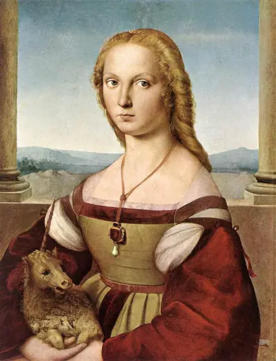 Portrait of a Lady with a Unicorn Raphael